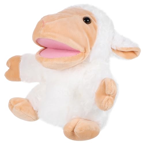 FRCOLOR Handpuppe Schaf Plüsch Kuscheltier Interaktive Storytelling Handspielpuppe Weiches Material Fördert Motorik Kommunikation FRCOLOR Handpuppe Schaf Plüsch Kuscheltier Interaktive Storytelling Handspielpuppe Weiches Material Fördert Motorik Kommunikation von FRCOLOR