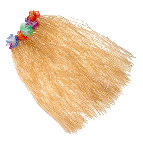 FRCOLOR Hawaiianischer Fransenrock Für Damen Dekorative Hula Tanzkleidung Für Hawaii Mottopartys Sommerfeiern Hawaiianische Party Dekoration Für Performance Events von FRCOLOR