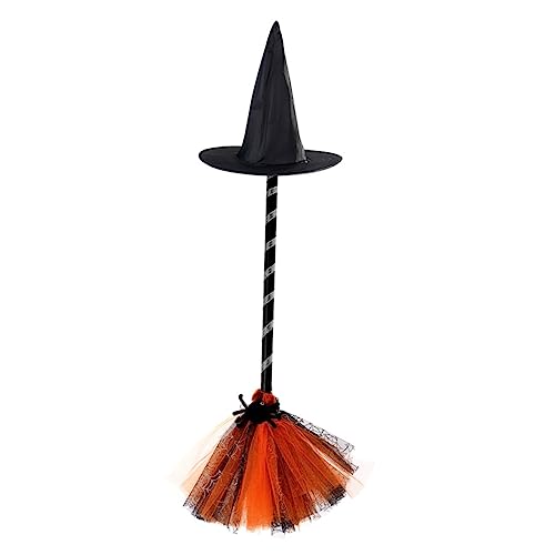 FRCOLOR Hexen Hut und Besen Set für Halloween Party Teiliges Kostümzubehör für Hexen und Leicht Bequem und Langlebig für Erwachsene Cosplay Accessoire für Verschiedene Anlässe FRCOLOR Hexen Hut und Besen Set für Halloween Party Teiliges Kostümzubehör für Hexen und Leicht Bequem und Langlebig für Erwachsene Cosplay Accessoire für Verschiedene Anlässe von FRCOLOR