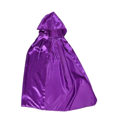 FRCOLOR Hexenschal Umhang Halloween Umhang Kapuzenumhang Halloween Dekoration Umhang Für Partys Halloween Umhang Ornament Performance Umhang Umhang Für Halloween Satin von FRCOLOR