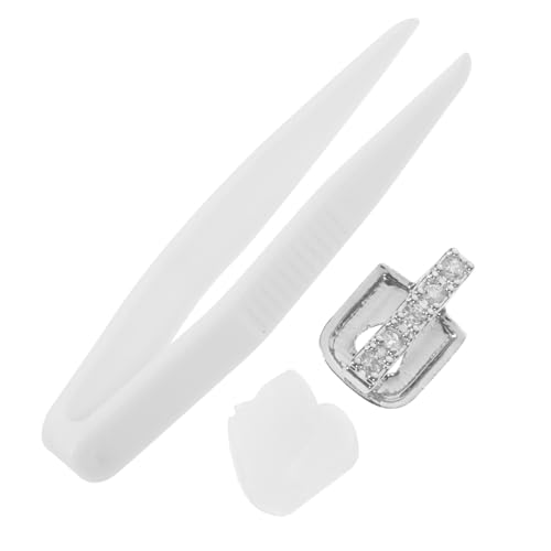 FRCOLOR Hip Hop Zahnschmuck Einzelzahn Grill aus Robustem Kupfer Silberfarbener Bling Tooth Socket Verstellbar und Abnehmbar als Rapper Accessoire und Party Dekoration FRCOLOR Hip Hop Zahnschmuck Einzelzahn Grill aus Robustem Kupfer Silberfarbener Bling Tooth Socket Verstellbar und Abnehmbar als Rapper Accessoire und Party Dekoration von FRCOLOR