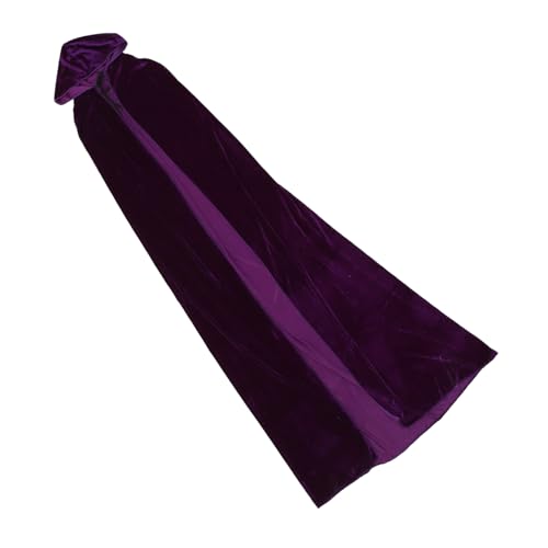 FRCOLOR Hochwertiger Halloween Umhang Samt für Kostümzubehör für Hexen und Rollenspiele Stylisches Halloween Cape für Cosplay Partys FRCOLOR Hochwertiger Halloween Umhang Samt für Kostümzubehör für Hexen und Rollenspiele Stylisches Halloween Cape für Cosplay Partys von FRCOLOR