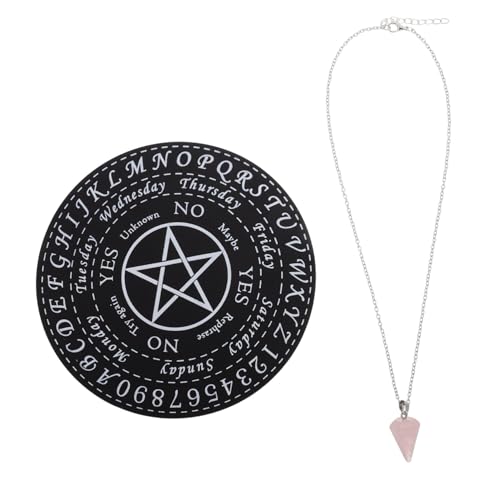 FRCOLOR Hölzernes Pendelbrett mit Filigranen Siebenstern Muster Kunstvoll Geschnitzt Dekoratives Divinations aus Kiefernholz Mystisches Meditationsornament für Zuhause FRCOLOR Hölzernes Pendelbrett mit Filigranen Siebenstern Muster Kunstvoll Geschnitzt Dekoratives Divinations aus Kiefernholz Mystisches Meditationsornament für Zuhause von FRCOLOR