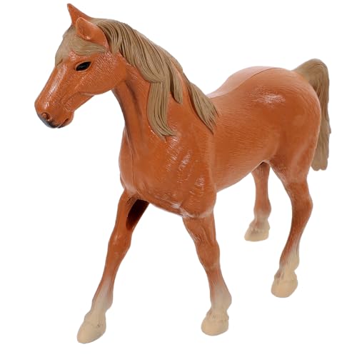 FRCOLOR Hohlkörper Pferdemodell Figur Dekoratives Miniaturpferd Leicht Langlebig Realistische Nachbildung Bauernhof Party Deko von FRCOLOR