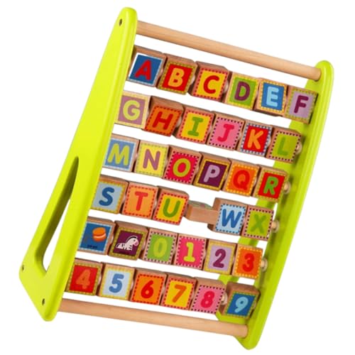 FRCOLOR Holz Alphabet Lernspielzeug für Multifunktionales Zahlen und Buchstaben zur Frühen der Kognitiven Fähigkeiten Sicher und Kinderfreundlich für Geburtstagsgeschenke und Alltag FRCOLOR Holz Alphabet Lernspielzeug für Multifunktionales Zahlen und Buchstaben zur Frühen der Kognitiven Fähigkeiten Sicher und Kinderfreundlich für Geburtstagsgeschenke und Alltag von FRCOLOR