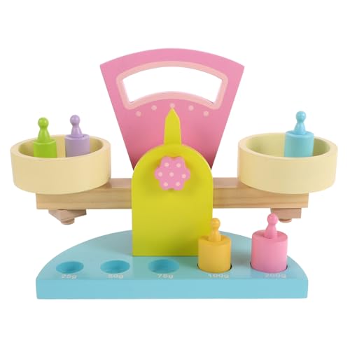 FRCOLOR Holz Balance Waage Lernspielzeug für Montessori Kognitives Zählspielzeug Pädagogische Waage Gleichgewicht Kreativität und Feinmotorik bei Vorschulkindern FRCOLOR Holz Balance Waage Lernspielzeug für Montessori Kognitives Zählspielzeug Pädagogische Waage Gleichgewicht Kreativität und Feinmotorik bei Vorschulkindern von FRCOLOR