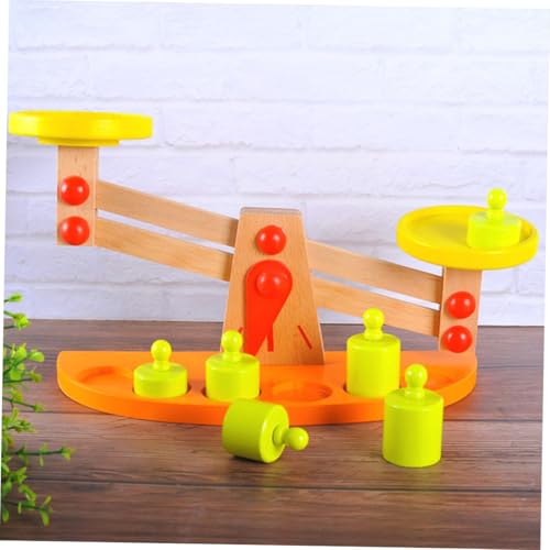 FRCOLOR Holzwaage Spielzeug Für Junge Mädchen Lernorientiertes Spielzeug Mit Waagschale Geeignet Als Lehrmittel Für Kindergarten Und Schulprojekte FRCOLOR Holzwaage Spielzeug Für Junge Mädchen Lernorientiertes Spielzeug Mit Waagschale Geeignet Als Lehrmittel Für Kindergarten Und Schulprojekte von FRCOLOR