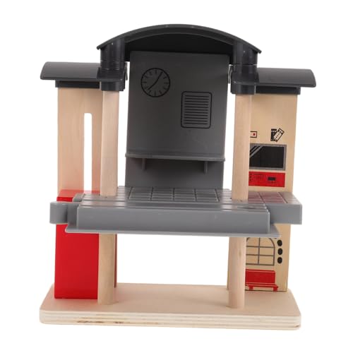 FRCOLOR Holz Eisenbahn Zubehör Sicher und Langlebig mit Holz Bahnhof und Schienenverbindern Fördert Feinmotorik und Kreatives für Kindergarten und Familie FRCOLOR Holz Eisenbahn Zubehör Sicher und Langlebig mit Holz Bahnhof und Schienenverbindern Fördert Feinmotorik und Kreatives für Kindergarten und Familie von FRCOLOR