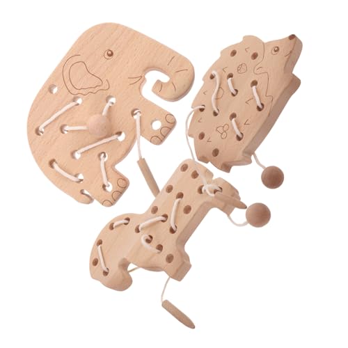 FRCOLOR Holz Fädelspielzeug für Kleinkinder Pädagogisches Montessori Lernspielzeug Fördert Feinmotorik Konzentration Geduld und Kognitive Entwicklung Sicher und Langlebig Motorikspielzeug FRCOLOR Holz Fädelspielzeug für Kleinkinder Pädagogisches Montessori Lernspielzeug Fördert Feinmotorik Konzentration Geduld und Kognitive Entwicklung Sicher und Langlebig Motorikspielzeug von FRCOLOR