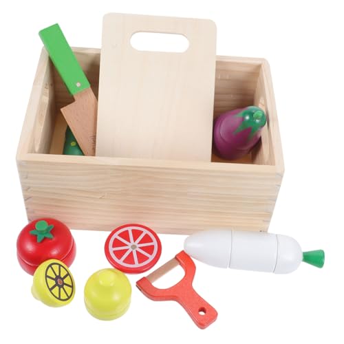 FRCOLOR Holz Gemüse Schneiden Set Teiliges Montessori Lernspielzeug für Jahre Farbenfrohes Robustes Küchen für Kreative Rollenspiele und Motorische Entwicklung FRCOLOR Holz Gemüse Schneiden Set Teiliges Montessori Lernspielzeug für Jahre Farbenfrohes Robustes Küchen für Kreative Rollenspiele und Motorische Entwicklung von FRCOLOR