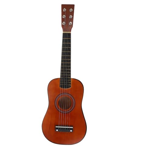 FRCOLOR Holz Gitarre für Musikinstrument für Anfänger Kreatives Musikspielzeug Kaffee Farbe für Musik Enthusiasten Dekoration FRCOLOR Holz Gitarre für Musikinstrument für Anfänger Kreatives Musikspielzeug Kaffee Farbe für Musik Enthusiasten Dekoration von FRCOLOR