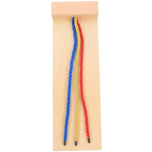 FRCOLOR Holz Haarflechtspielzeug für Lernspielzeug zur Entwicklung von Motorischen Fähigkeiten und Frisurenkompetenz für Junge Mädchen Pädagogisches Zubehör FRCOLOR Holz Haarflechtspielzeug für Lernspielzeug zur Entwicklung von Motorischen Fähigkeiten und Frisurenkompetenz für Junge Mädchen Pädagogisches Zubehör von FRCOLOR