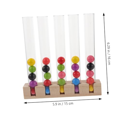 FRCOLOR Holz Lernspielzeug Clipper Perlen für Hand Auge Koordination Farbenerkennung Pädagogisches Motorikspielzeug für Kleinkinder und Vorschulkinder Ab Jahr von FRCOLOR