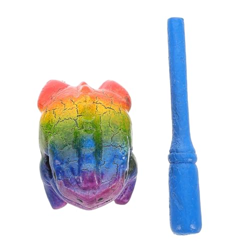 FRCOLOR Holz Musikinstrumente Echtheitsgetreue Frosch Geräuschmacher Schlaginstrument für Erwachsene für Musik Enthusiasten und Bildungsspielzeugbunt FRCOLOR Holz Musikinstrumente Echtheitsgetreue Frosch Geräuschmacher Schlaginstrument für Erwachsene für Musik Enthusiasten und Bildungsspielzeugbunt von FRCOLOR