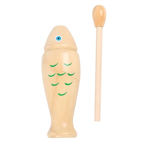 FRCOLOR Holz Percussion Instrument Teilig Natürliche Hochwertige Klanghölzer Leicht Tragbar Robustes Musikspielzeug für Geeignet als und Musikalisches Lernspielzeug von FRCOLOR