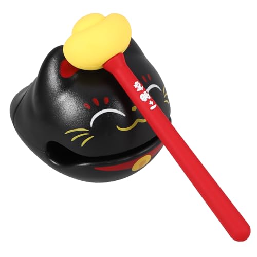 FRCOLOR Holz Percussion Instrument mit Rhythmusstab Tragbares Entspannungs für Musikliebhaber Yoga und Stressabbau Einzigartiges Klangspielzeug für Büro und Freizeit von FRCOLOR