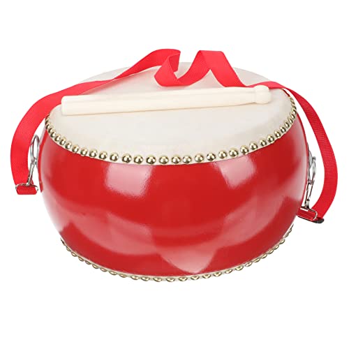 FRCOLOR Holz Percussion Trommel mit Kuhfell Trommelstöcken und Tragegurt Musikinstrument für Kleinkinder zur Musikförderung und Entwicklung von Rhythmusgefühl FRCOLOR Holz Percussion Trommel mit Kuhfell Trommelstöcken und Tragegurt Musikinstrument für Kleinkinder zur Musikförderung und Entwicklung von Rhythmusgefühl von FRCOLOR