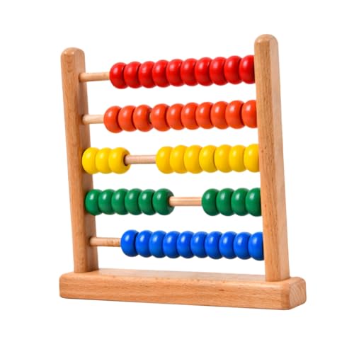 FRCOLOR Holz-abakus Für Junge Mädchen Mathe-lern-abakus Mit Perlen Junge Für Arithmetik-übung Buntes Lernspielzeug Für Mathematik-Training von FRCOLOR