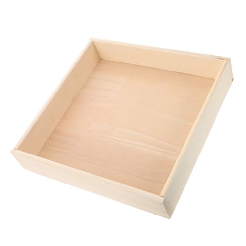 FRCOLOR Holz Sandkasten für Quadratische Montessori Sandbox als Desktop Aufbewahrungsbox Platzsparend für Kleine Räume und Kinderzimmer Natürliches Material für Kreatives Sandspielen FRCOLOR Holz Sandkasten für Quadratische Montessori Sandbox als Desktop Aufbewahrungsbox Platzsparend für Kleine Räume und Kinderzimmer Natürliches Material für Kreatives Sandspielen von FRCOLOR