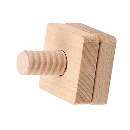 FRCOLOR Holz Schraubenspielzeug für Pädagogisches Montagespielzeug Feinmotorik und Hand Augen Koordination Geeignet für Jungen und Mädchen Ab Jahren von FRCOLOR