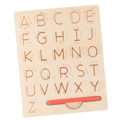 FRCOLOR Holz Schreibtafel Tracing Board für Lernspielzeug Vorschule Montessori Motorik Buchstaben Zahlen Übungsspielzeug für Kleinkinder und Vorschulkinder FRCOLOR Holz Schreibtafel Tracing Board für Lernspielzeug Vorschule Montessori Motorik Buchstaben Zahlen Übungsspielzeug für Kleinkinder und Vorschulkinder von FRCOLOR