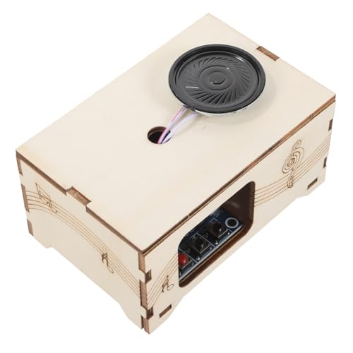 FRCOLOR Holz Sound Recorder DIY Handgemachter Phonograph mit Musikbox Funktion Tragbar und Leicht für Wissenschaftliche Experimente Fördert Kreativität und FRCOLOR Holz Sound Recorder DIY Handgemachter Phonograph mit Musikbox Funktion Tragbar und Leicht für Wissenschaftliche Experimente Fördert Kreativität und von FRCOLOR