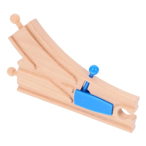 FRCOLOR Holz Weiche Schienen Kompatibel mit Holzeisenbahn Blau Montessori Holzspielzeug Wendegleis für Pädagogisches Zugzubehör Langlebig und Sicher FRCOLOR Holz Weiche Schienen Kompatibel mit Holzeisenbahn Blau Montessori Holzspielzeug Wendegleis für Pädagogisches Zugzubehör Langlebig und Sicher von FRCOLOR