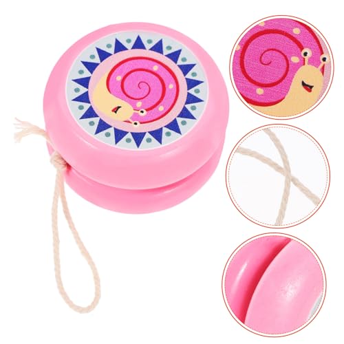 FRCOLOR Holz Yo Yo Cartoon Tiermuster Snail Stil Fingerfertigkeit Training Stabiles Holz Jo Jo Ballspielzeug für Drinnen und Geschenkideen FRCOLOR Holz Yo Yo Cartoon Tiermuster Snail Stil Fingerfertigkeit Training Stabiles Holz Jo Jo Ballspielzeug für Drinnen und Geschenkideen von FRCOLOR