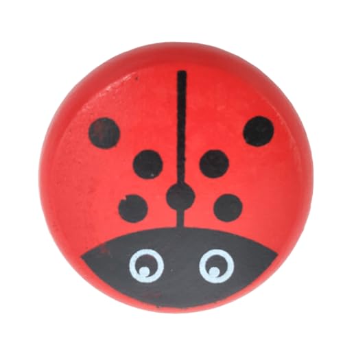 FRCOLOR Holz Yo-yo Ball Junge Mädchen Spielzeug mit Marienkäfer-Muster Sicheres und Langlebiges Schnurspielzeug Hand-Auge-koordination und Geschicklichkeit für Jungen und Mädchen FRCOLOR Holz Yo-yo Ball Junge Mädchen Spielzeug mit Marienkäfer-Muster Sicheres und Langlebiges Schnurspielzeug Hand-Auge-koordination und Geschicklichkeit für Jungen und Mädchen von FRCOLOR