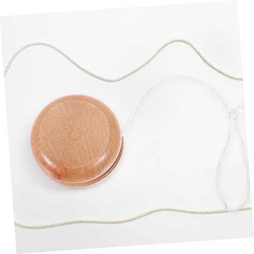 FRCOLOR Holz Yo yo Unisex Outdoor Lernspielzeug mit Glattem Design und Sicherer Handhabung Geeignet für Kindergeburtstag und Freizeitspaß im Freien von FRCOLOR
