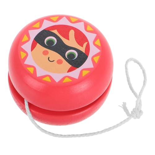 FRCOLOR Holz Yoyo für Anfänger mit Soldaten Cartoon Design Nachhaltiges Holzspielzeug Handliche Auto Return Funktion Pädagogisches Motorikspielzeug Geschenk von FRCOLOR
