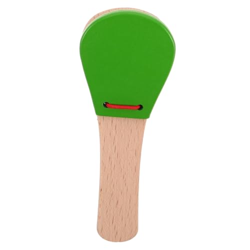 FRCOLOR Holz klanghölzer mit Langem Griff für Kleinkinder Montessori Percussion Instrument Rhythmusförderndes Musikspielzeug aus Sicherem Glattem Holz Langlebiges Klingendes Montessori von FRCOLOR