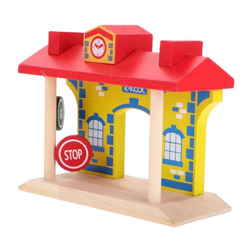 FRCOLOR Holzbahn Set mit Straßenbahn Station und Bahnübergang Pädagogisches Zugspielzeug für Vielfältige Schienen Verkehrsbarrieren Fördert Motorik Verkehrserziehung und Kreatives FRCOLOR Holzbahn Set mit Straßenbahn Station und Bahnübergang Pädagogisches Zugspielzeug für Vielfältige Schienen Verkehrsbarrieren Fördert Motorik Verkehrserziehung und Kreatives von FRCOLOR