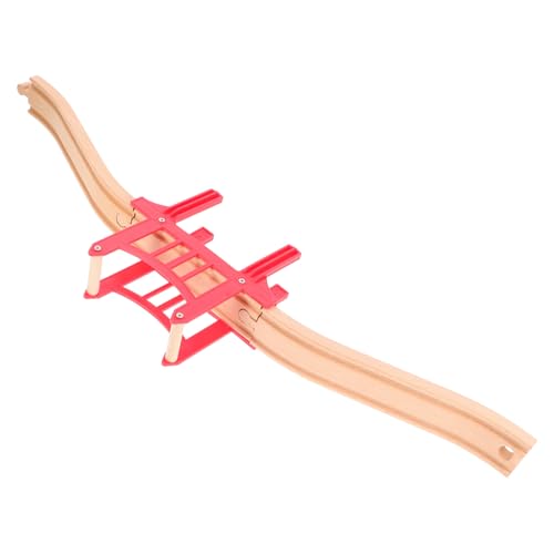 FRCOLOR Holzeisenbahn Brückenset aus Holz Kompatibel mit Holzschienen Robustes Erweiterungsset mit S Förmigen Gleisen Zubehör für Vielseitig für Zuhause und Vorschule FRCOLOR Holzeisenbahn Brückenset aus Holz Kompatibel mit Holzschienen Robustes Erweiterungsset mit S Förmigen Gleisen Zubehör für Vielseitig für Zuhause und Vorschule von FRCOLOR