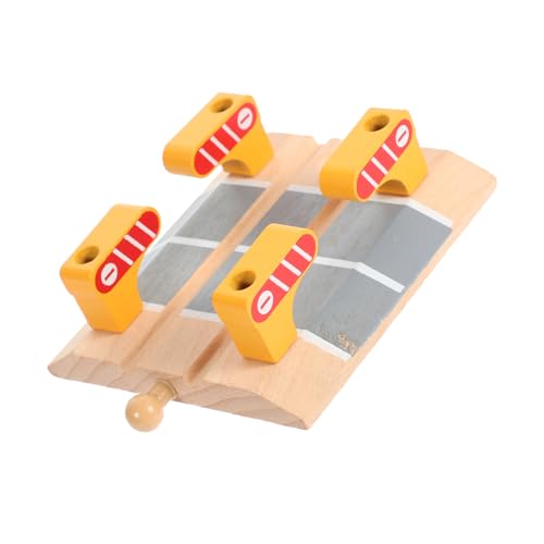 FRCOLOR Holzeisenbahn Zubehör Bahnübergang Modellspielzeug für Kreative Zuglandschaften für Lernspielzeug mit Interaktivem Spielspaß aus Holz Gefertigt Fördert Motorische Fähigkeiten und FRCOLOR Holzeisenbahn Zubehör Bahnübergang Modellspielzeug für Kreative Zuglandschaften für Lernspielzeug mit Interaktivem Spielspaß aus Holz Gefertigt Fördert Motorische Fähigkeiten und von FRCOLOR