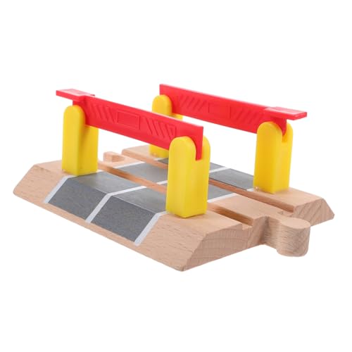 FRCOLOR Holzeisenbahn Zubehör DIY Modell mit Eisenbahnsperre für Kreative Spiel Szenen Fördert Kritisches und Feinmotorik Geeignet FRCOLOR Holzeisenbahn Zubehör DIY Modell mit Eisenbahnsperre für Kreative Spiel Szenen Fördert Kritisches und Feinmotorik Geeignet von FRCOLOR