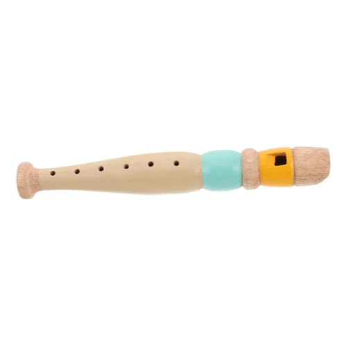 FRCOLOR Holzflöte Orff Flöte aus Holz für Kleinkinder Musikspielzeug Musikinstrument Lernflöte für Vorschule Musikunterricht Kreatives Musikinstrument von FRCOLOR