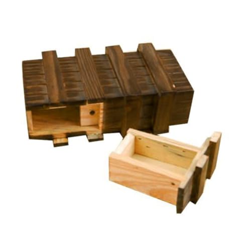 FRCOLOR Holzkasten mit Geheimem Fach Extra Sicher mit Dreifachem Schloss Natürlicher Holz Material Sicher als Versteckte Aufbewahrungsbox für Kinderzimmer FRCOLOR Holzkasten mit Geheimem Fach Extra Sicher mit Dreifachem Schloss Natürlicher Holz Material Sicher als Versteckte Aufbewahrungsbox für Kinderzimmer von FRCOLOR
