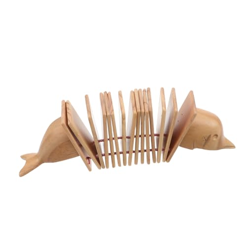 FRCOLOR Holzklapper Delfinform Musikspielzeug für Kleinkinder Lerninstrument für Frühe Bildung Robustes Percussion Instrument für Rhythmusübungen und Eltern Junge Mädchen Aktivitäten FRCOLOR Holzklapper Delfinform Musikspielzeug für Kleinkinder Lerninstrument für Frühe Bildung Robustes Percussion Instrument für Rhythmusübungen und Eltern Junge Mädchen Aktivitäten von FRCOLOR