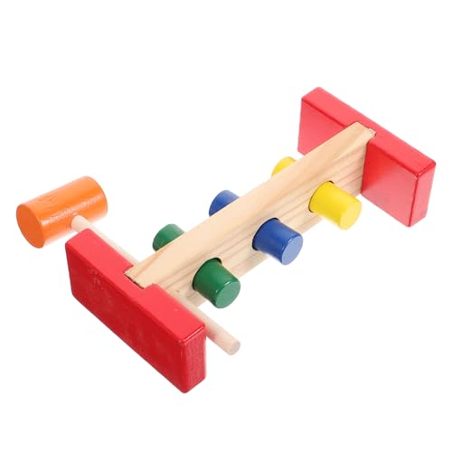 FRCOLOR Holzklopfspielzeug für Ab Jahren Pädagogisches Hammer Nagelspiel Farbenfrohes Montessori Lernspiel Feinmotorik Hand Auge koordination und Farberkennung FRCOLOR Holzklopfspielzeug für Ab Jahren Pädagogisches Hammer Nagelspiel Farbenfrohes Montessori Lernspiel Feinmotorik Hand Auge koordination und Farberkennung von FRCOLOR