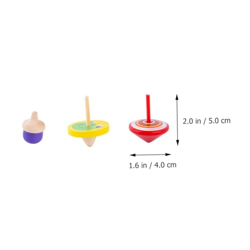 FRCOLOR Holzkreisel Kleines Drehbares Gyro für Jungen und Mädchen Kreatives Langlebiges und Leichtes Holzspielzeug für Geburtstag und Spielspaß FRCOLOR Holzkreisel Kleines Drehbares Gyro für Jungen und Mädchen Kreatives Langlebiges und Leichtes Holzspielzeug für Geburtstag und Spielspaß von FRCOLOR