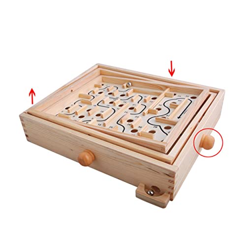 FRCOLOR Holzperlen Labyrinthspielzeug aus Sicherem Holz Fördert Problemlösung Geduld und Logisches Pädagogisches Lernspiel für Jungen und Mädchen Intelligentes Stressabbau FRCOLOR Holzperlen Labyrinthspielzeug aus Sicherem Holz Fördert Problemlösung Geduld und Logisches Pädagogisches Lernspiel für Jungen und Mädchen Intelligentes Stressabbau von FRCOLOR