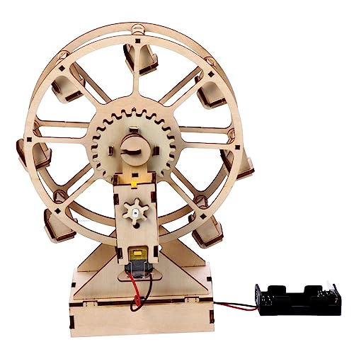FRCOLOR Holzpuzzle DIY Modellbausatz Kreatives Lernspielzeug ohne Batterie Umweltfreundliches Konzentration Feinmotorik und Kreativität Dekoration für Tisch und Zimmer von FRCOLOR