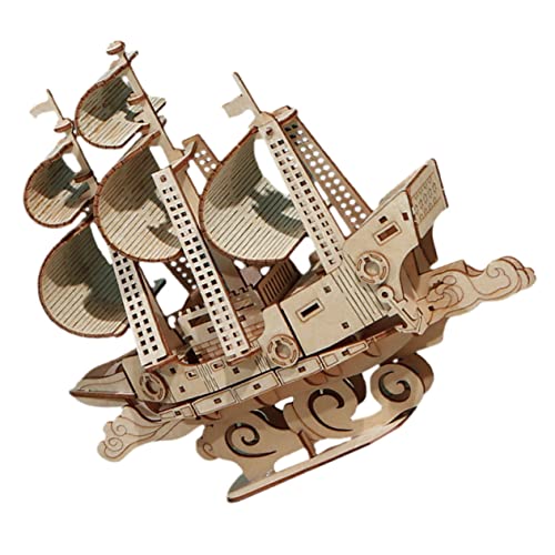FRCOLOR Holzpuzzle Segelboot Modell für und DIY Nautisches Puzzle Kreativität und Geduld für Dekoration und FRCOLOR Holzpuzzle Segelboot Modell für und DIY Nautisches Puzzle Kreativität und Geduld für Dekoration und von FRCOLOR