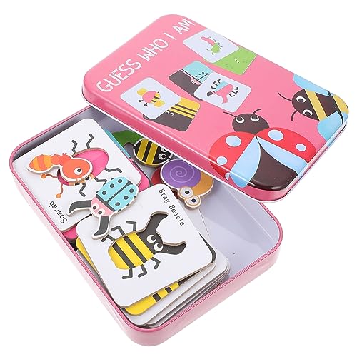 FRCOLOR Holzpuzzle für Lernspielzeug zur Kognitiven Entwicklung mit Insektenmotiven Geeignet für Mädchen und Jungen Ab Jahren Interaktive für Frühes Lernen Hochwertiges Schadstofffreies FRCOLOR Holzpuzzle für Lernspielzeug zur Kognitiven Entwicklung mit Insektenmotiven Geeignet für Mädchen und Jungen Ab Jahren Interaktive für Frühes Lernen Hochwertiges Schadstofffreies von FRCOLOR