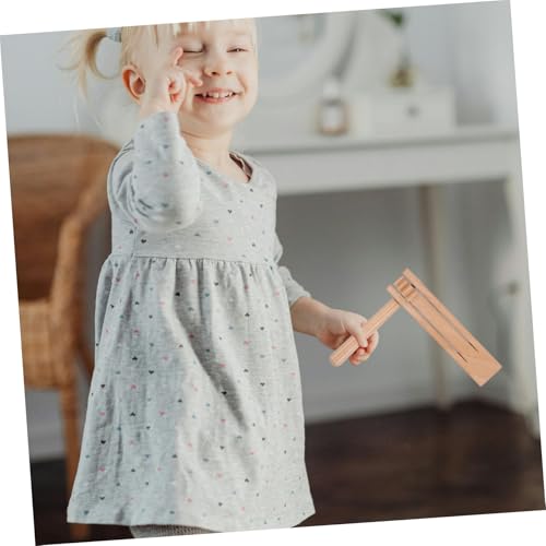 FRCOLOR Holzratsche mit Automatischer Drehfunktion Handliches Musikinstrument für Erwachsene Leichter Tragbarer Rassel Spielspaß für Schule Band Party und Sportveranstaltungen FRCOLOR Holzratsche mit Automatischer Drehfunktion Handliches Musikinstrument für Erwachsene Leichter Tragbarer Rassel Spielspaß für Schule Band Party und Sportveranstaltungen von FRCOLOR
