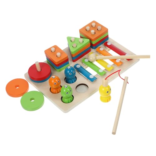 FRCOLOR Holzsortierspielzeug für Geometrische Formen Erkennung Lernspiel für Vorschulkinder Fische Puzzle Pädagogisches Holzspielzeug für Frühe Entwicklung FRCOLOR Holzsortierspielzeug für Geometrische Formen Erkennung Lernspiel für Vorschulkinder Fische Puzzle Pädagogisches Holzspielzeug für Frühe Entwicklung von FRCOLOR
