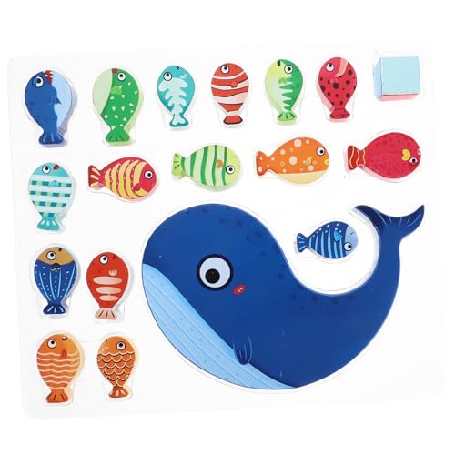 FRCOLOR Holzspielzeug Balancierspiel mit Tierformen Lernspielzeug Feinmotorik für Jungen und Mädchen Interaktives Stapelspiel Ab Jahren Montessori Motorikspielzeug von FRCOLOR