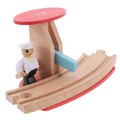 FRCOLOR Holzspielzeug Eisenbahn Zubehör Kurvenbahn Blockade für Kreative Spielwelten Modell für Eisenbahnliebhaber Fördert die Fantasie Rollenspiel FRCOLOR Holzspielzeug Eisenbahn Zubehör Kurvenbahn Blockade für Kreative Spielwelten Modell für Eisenbahnliebhaber Fördert die Fantasie Rollenspiel von FRCOLOR