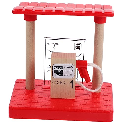 FRCOLOR Holzspielzeug Gasstation Modell für Interaktives Eisenbahn Zubehör für Kreative Szenen Sicher und Langlebig für Spieltische und Eisenbahnsets FRCOLOR Holzspielzeug Gasstation Modell für Interaktives Eisenbahn Zubehör für Kreative Szenen Sicher und Langlebig für Spieltische und Eisenbahnsets von FRCOLOR